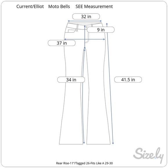 Current/elliot Motorcycle Bell Jeans - Picture 7 of 7